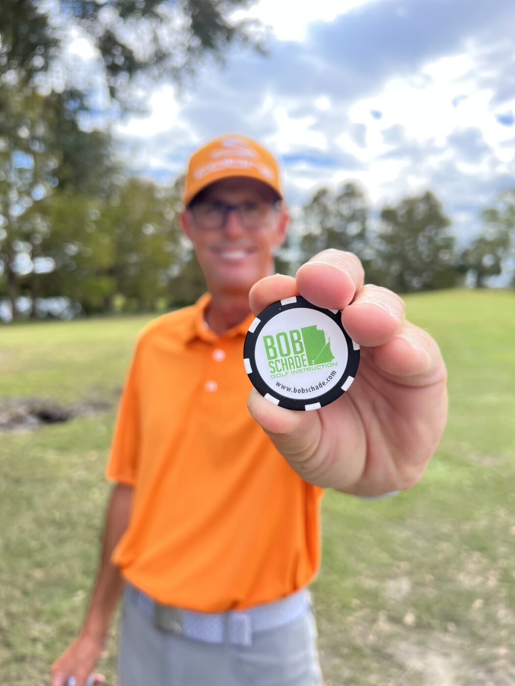 Bob Schade on the golf course