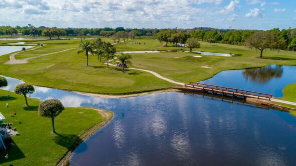 Golf course in Winter Haven, Florida