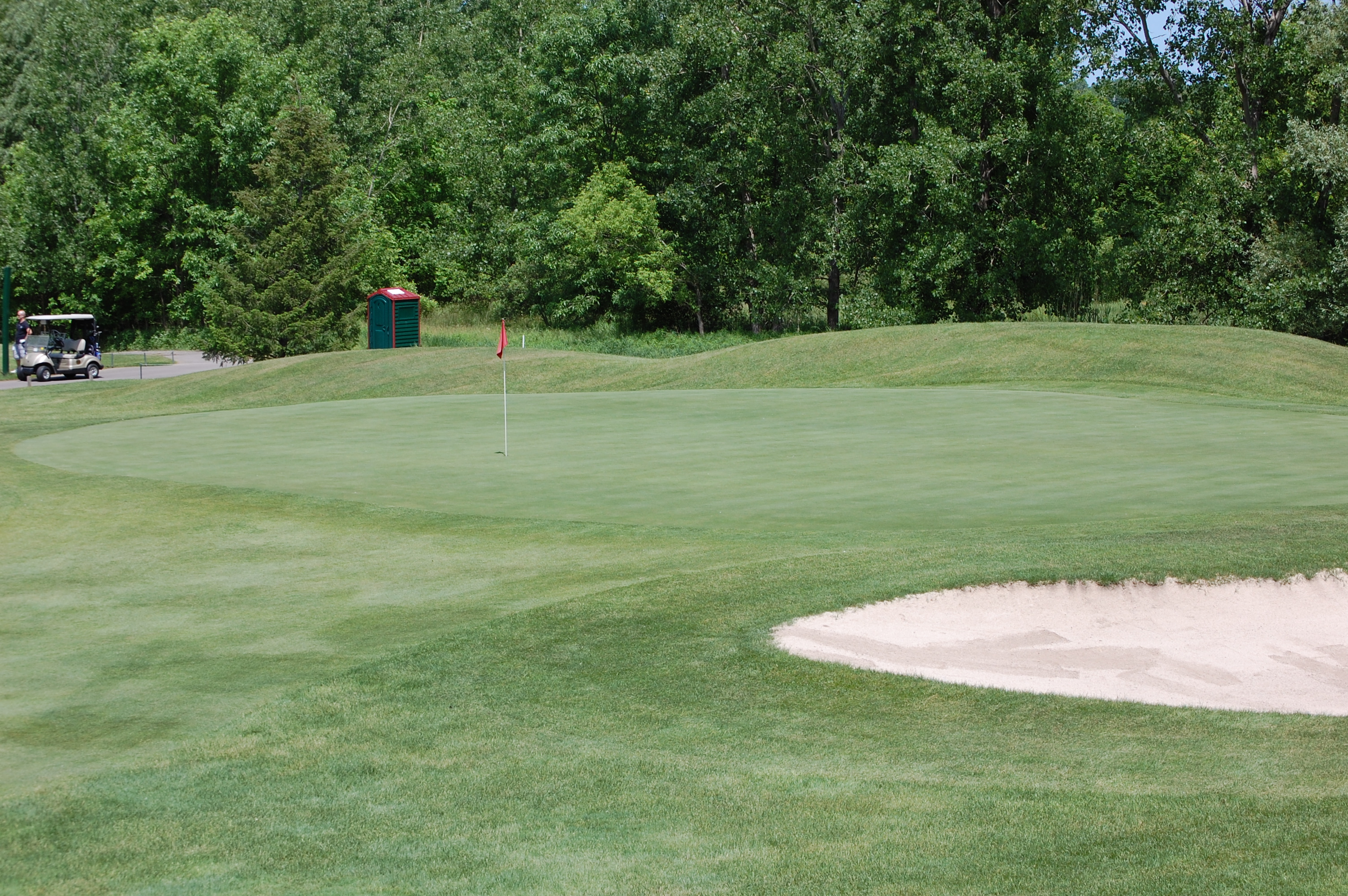 Eagle Vale Hole 3 green