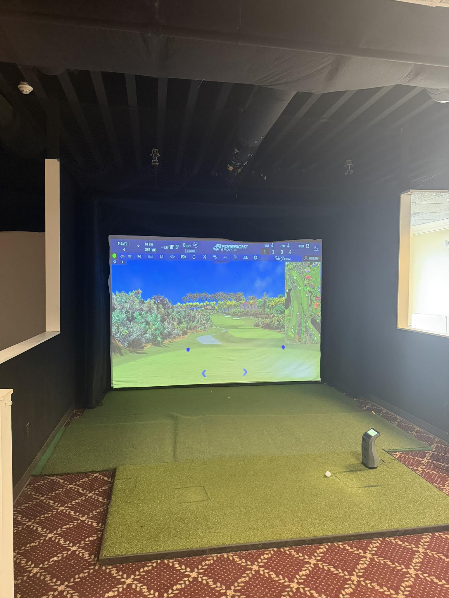 Eagle Vale indoor golf simulator