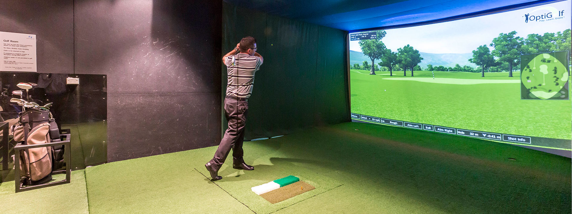 Golfixx TrackMan simulator