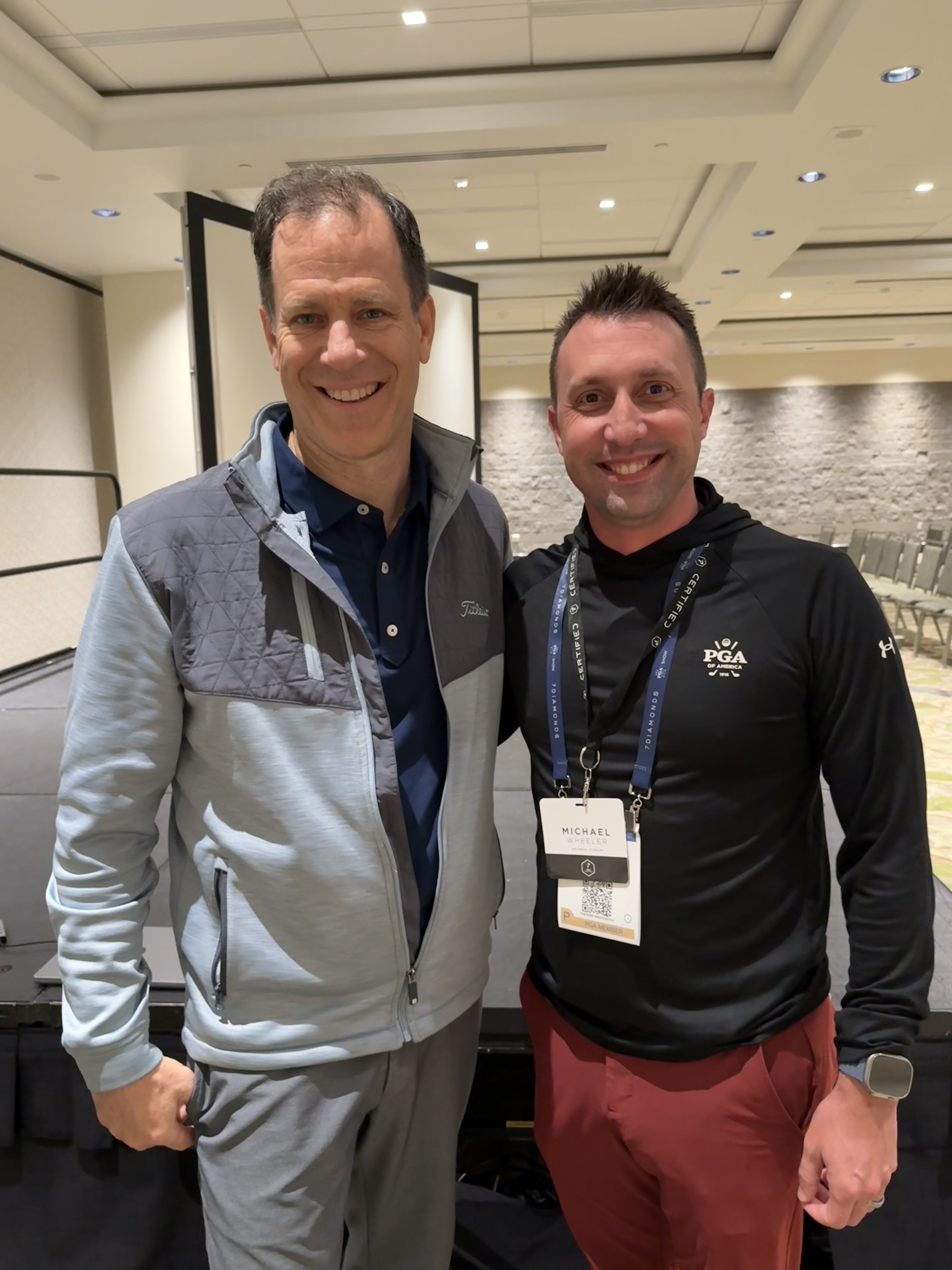 Michael with Greg Rose