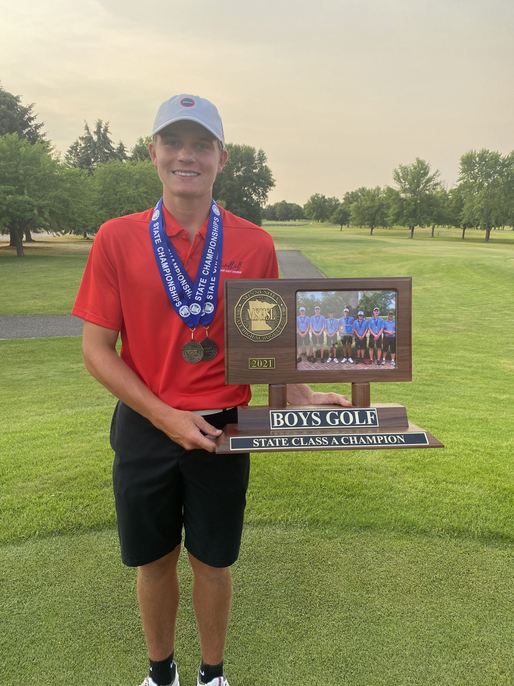 Junior golf students