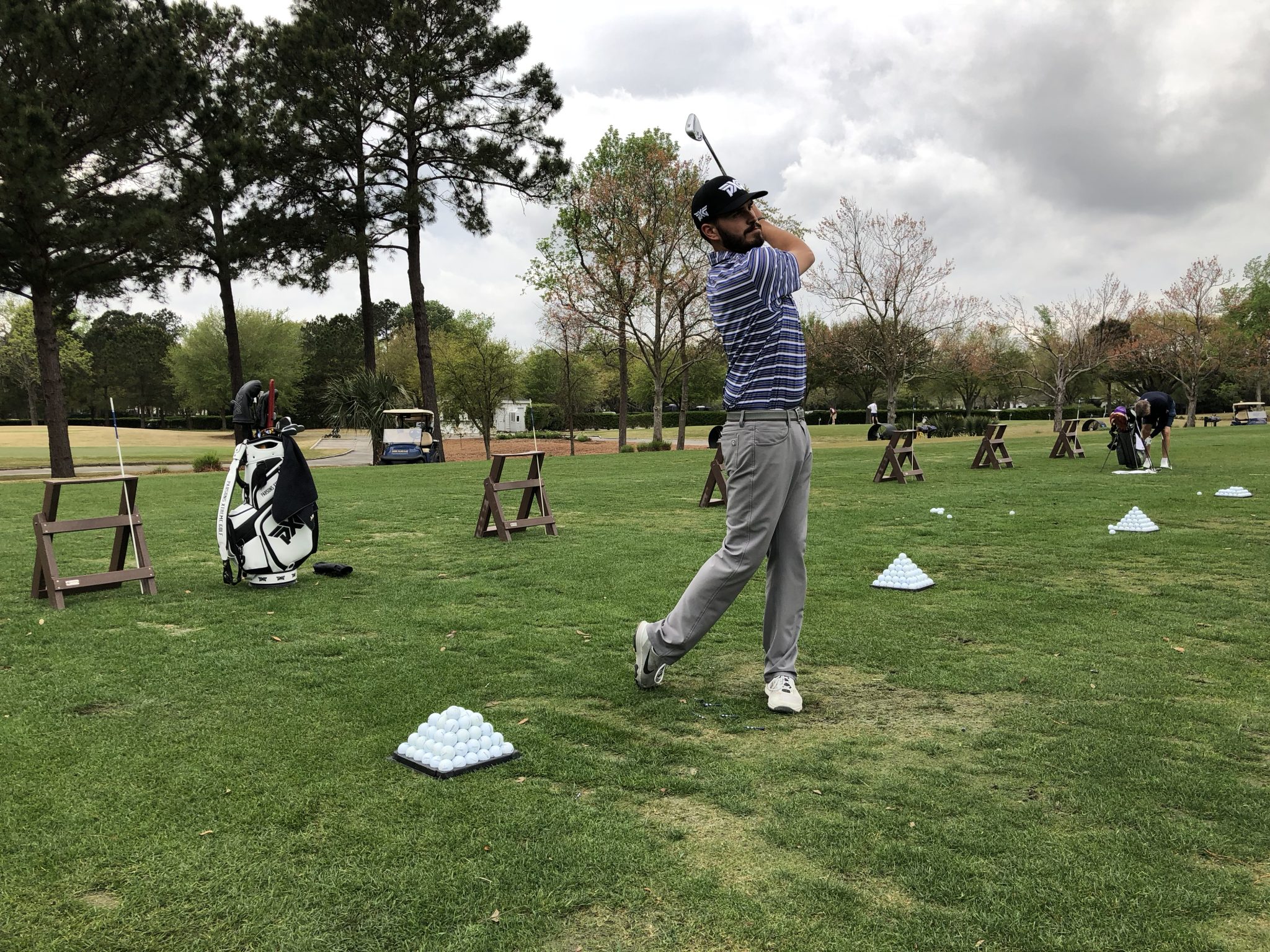 Zach Newsome golf swing angle two